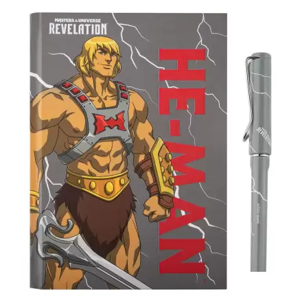 Masters of the Universe - Revelation: He-Man Thunder Deluxe Notebook Set (zápisník + pero) produktová fotografia