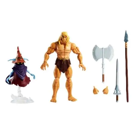 Masters of the Universe: Revelation Masterverse akčné figúrky 2022 Deluxe Savage He-Man & Orko 18 cm produktová fotografia