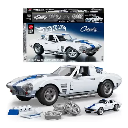 Mattel Brick Shop Hot Wheels Elite Series Stavebnica 1/16 Corvette Grand Sport produktová fotografia