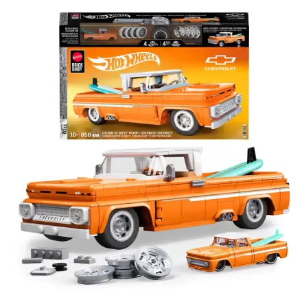 Mattel Brick Shop Hot Wheels Elite Series Stavebnica 1/16 Custom '62 Chevy Pickup produktová fotografia