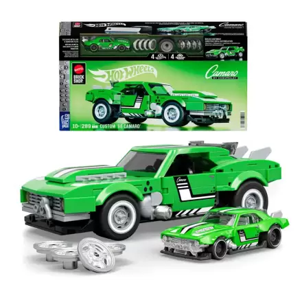 Mattel Brick Shop Hot Wheels Speed Series stavebnica 1/32 Custom '68 Camaro produktová fotografia