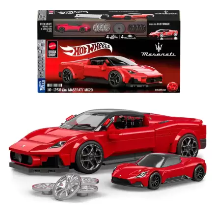 Mattel Brick Shop Hot Wheels Speed Series Stavebnica 1/32 Maserati MC20 produktová fotografia