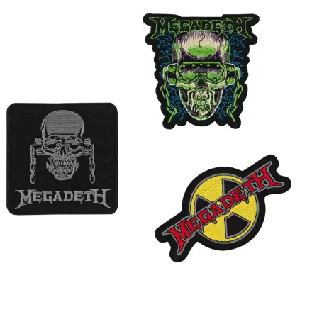 Megadeth 3-dielna sada nášiviek produktová fotografia