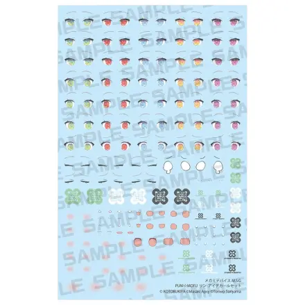 Megami Device M.S.G. Plastiková sada modelov 1/1 Puni Mofu Lin Eye Decal Set produktová fotografia