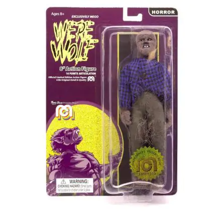 Mego Horror Action Figúrka Werewolf (Flocked) 20 cm termékfotója