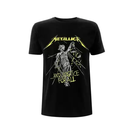 Metallica T-Shirt And Justice For All Tracks Čierne tričko termékfotója