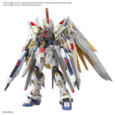 MGEX 1/100 Mighty Strike Freedom Gundam Mobile Suit Gundam SEED Freedom Master Grade Extreme Súprava modelu produktová fotografia