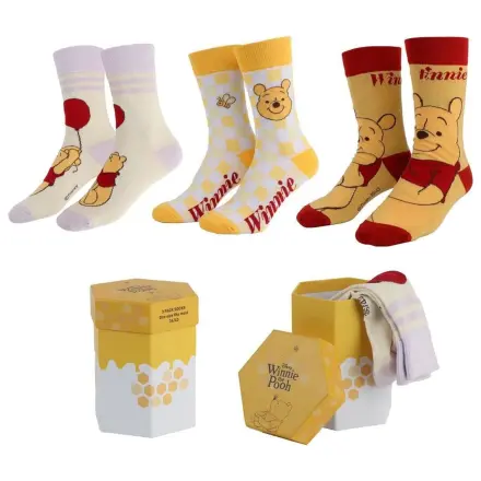 Winnie the Pooh ponožky 3-balenie 36-43 produktová fotografia