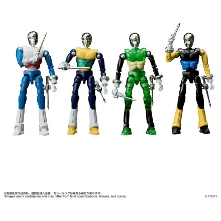 Microman Legacysoul akčné figúrky 4-balenie SPYM M14X Set produktová fotografia