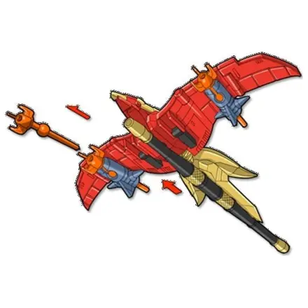 Mighty Morphin Power Rangers Thunderzord akčná figúrka Firebird produktová fotografia