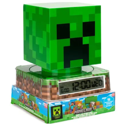 Minecraft 3D lampa s alarmom produktová fotografia