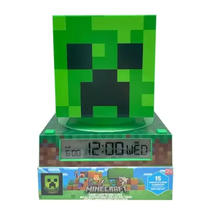 Minecraft 3D lampa s budíkom termékfotója