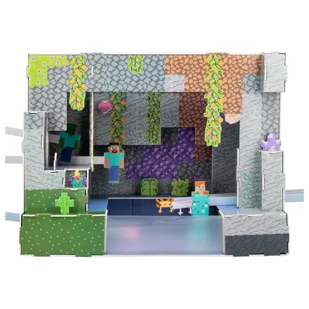 Minecraft stavebnica 3D scéna produktová fotografia