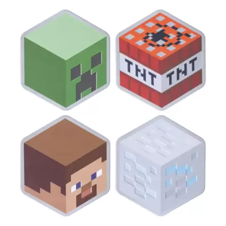 Minecraft Podložky 4-balenie produktová fotografia