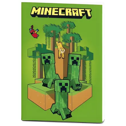 Minecraft A5 zošit produktová fotografia
