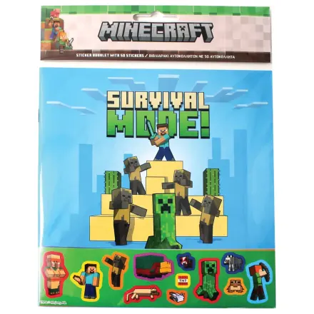 Minecraft Adventures Album s nálepkami s 50 nálepkami produktová fotografia