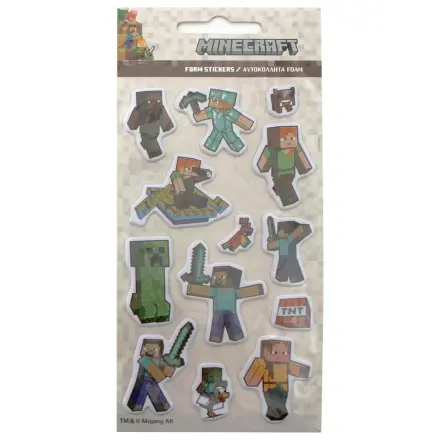 Minecraft Adventures Puffy Sponge sada nálepiek produktová fotografia