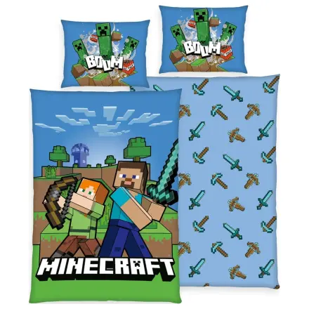 Minecraft posteľná bielizeň Boom produktová fotografia