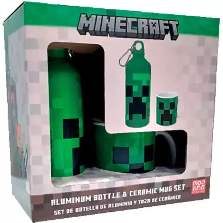 Minecraft alumíniová fľaša + hrnček set 500 ml termékfotója