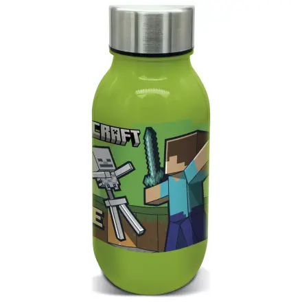 Minecraft Battle plastová fľaša na vodu so skrutkovacím uzáverom 430 ml produktová fotografia