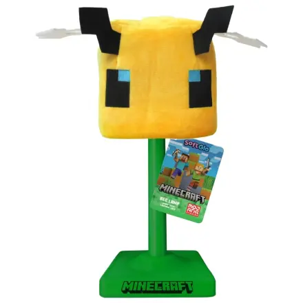 Minecraft Bee 'SoftGlo' nadýchaná dekoratívna lampa na opakované nabíjanie produktová fotografia