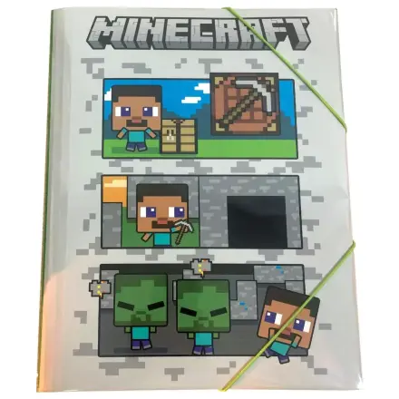 Minecraft Block World A4 elastický zakladač produktová fotografia