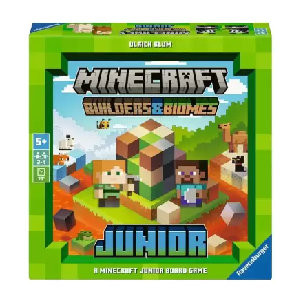 Minecraft Stolová Hra Builders & Biomes Junior termékfotója