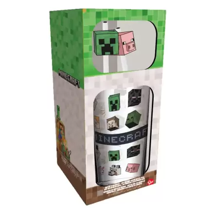 Minecraft Sklenený pohár so slamkami Characters 485 ml termékfotója