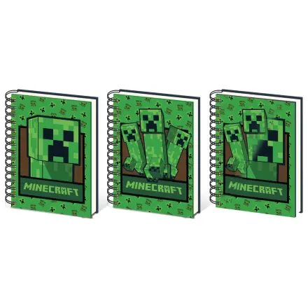 Minecraft Creeper A5 lentikulárny zápisník produktová fotografia