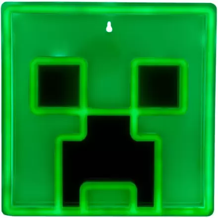 Minecraft Creeper LED nástenná lampa 25 cm termékfotója