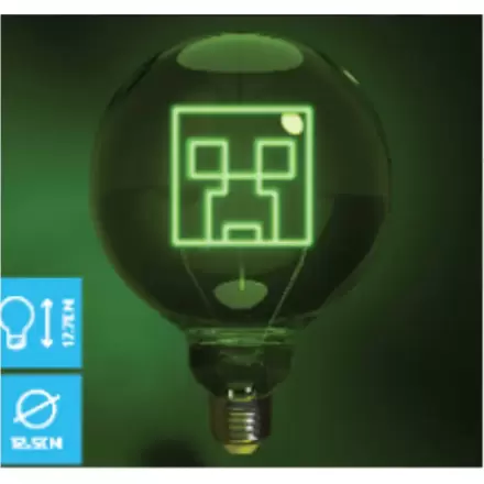 Minecraft Neon LED Lampa Creeper termékfotója