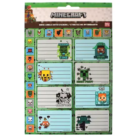 Minecraft Creepers Need Hugs Štítok na zápisník s nálepkami, 16-kusový produktová fotografia