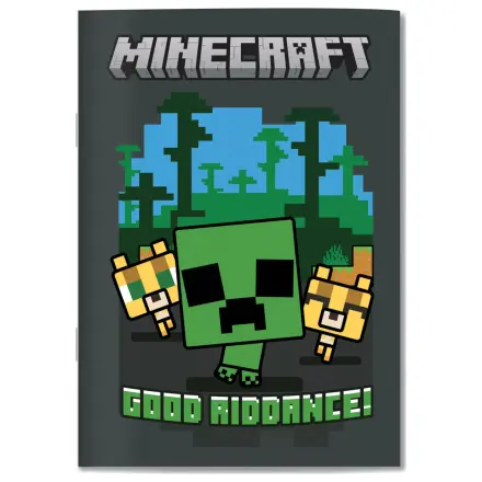 Minecraft Good Riddance B/5 linkovaný zápisník 40 strán produktová fotografia