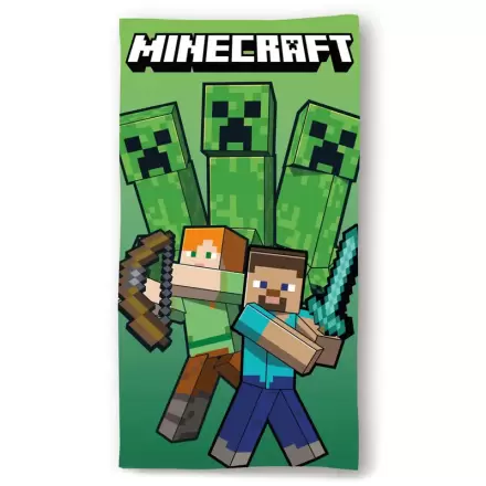 Minecraft bavlnená plážová osuška produktová fotografia