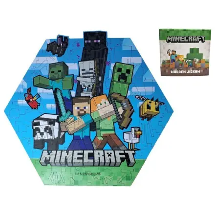Minecraft tvarované puzzle 130ks produktová fotografia
