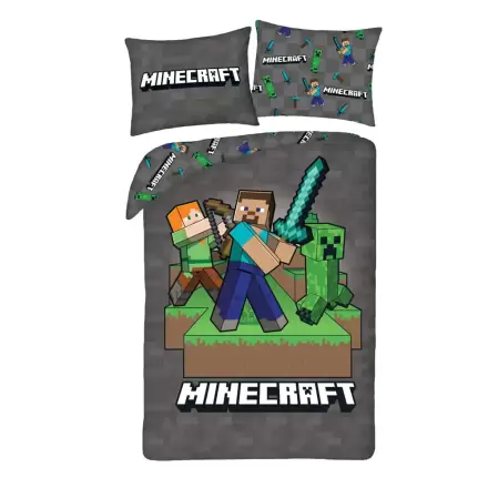 Minecraft Súprava obliečky na prikrývku Ver. 4 140 x 200 cm / 70 x 90 cm produktová fotografia