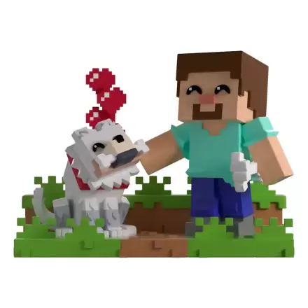 Minecraft Vinyl Figúrka Taming a Wolf 10 cm produktová fotografia