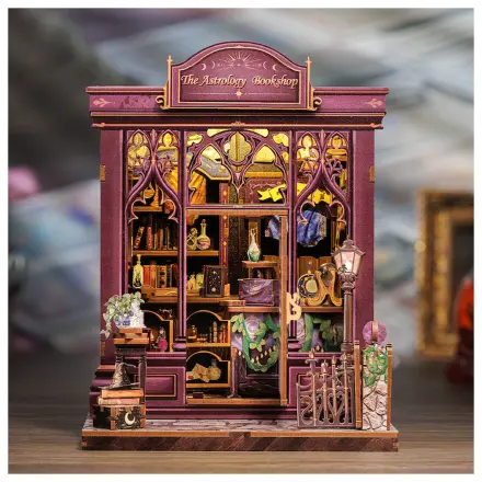Miniatúrny domček DIY Astrology Bookshop 155 kusov + LED svetelná stavebnica produktová fotografia