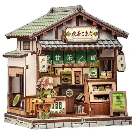 Súprava miniatúrneho modelu domčeka Kyoto Matcha Cottage 11 x 9 cm produktová fotografia