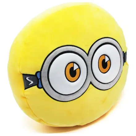 Minions 3 okrúhly plyšový vankúš vyšívaný 30x10x30 cm produktová fotografia
