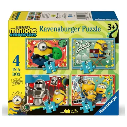 Minions 3 puzzle 12-16-20-24 dielov produktová fotografia
