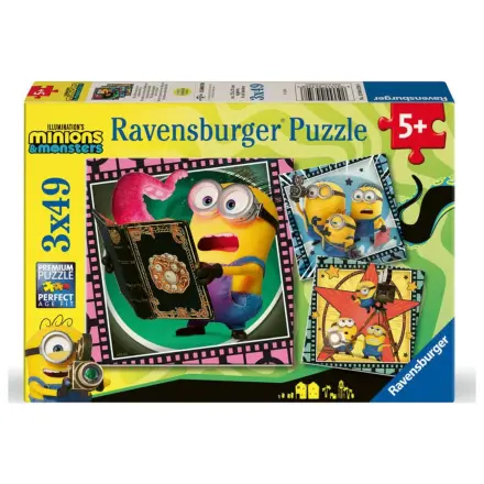Minions 3 puzzle 3x49ks produktová fotografia