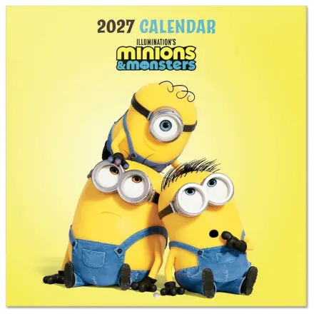 Minions nástenný kalendár 2027 30 x 30 cm produktová fotografia