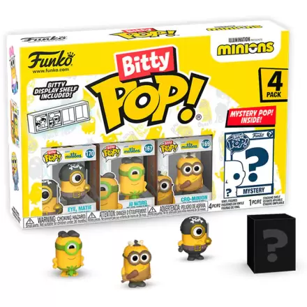 Minions Bitty POP! Vinyl Figure 4-balenie Eye Matie 2,5 cm termékfotója