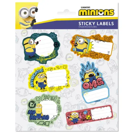 Minions prémiové lepiace etikety produktová fotografia