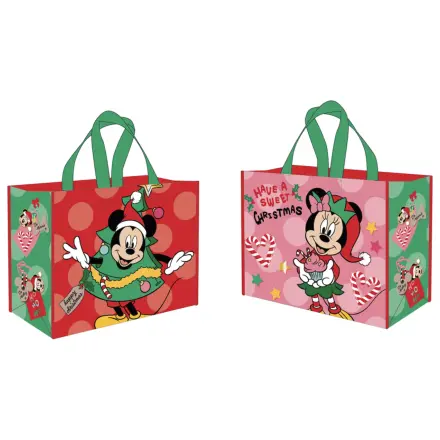 Minnie & Mickey vianočná nákupná taška produktová fotografia