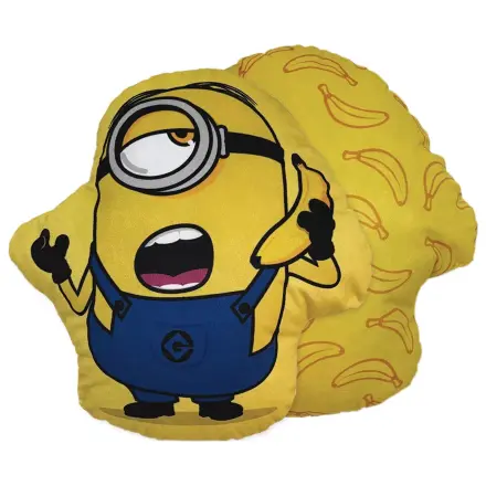 Minions Banana Calling Shaped Vankúš, Dekoračný vankúš 35x33 cm produktová fotografia
