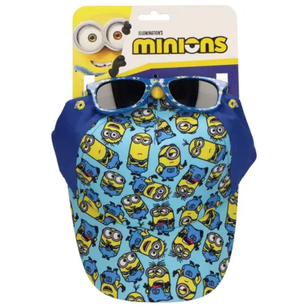 Minions modré slnečné okuliare a bejzbalová čiapka sada produktová fotografia