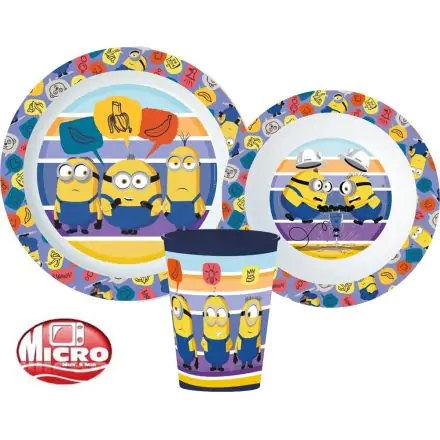 Minions jedálenský set, mikro plastový set produktová fotografia