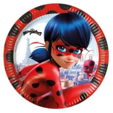 Miraculous Ladybug, Tales of Ladybug & Cat Noir papierové taniere 8 ks 23 cm FSC produktová fotografia